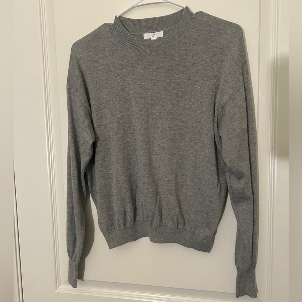 SIZE XS BP gray long sleeve shirt nwt